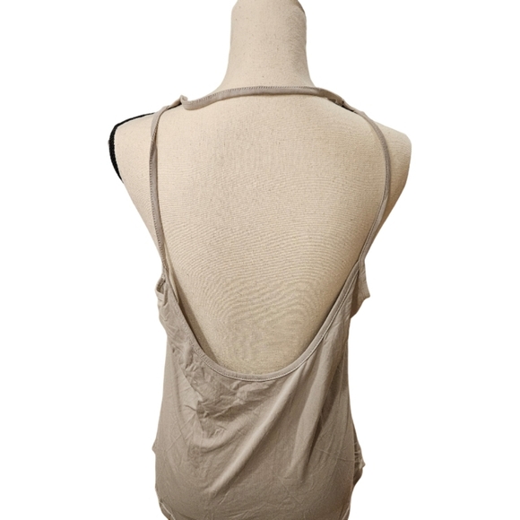 Women's Beige Sleeveless Top - Picture 9 of 10